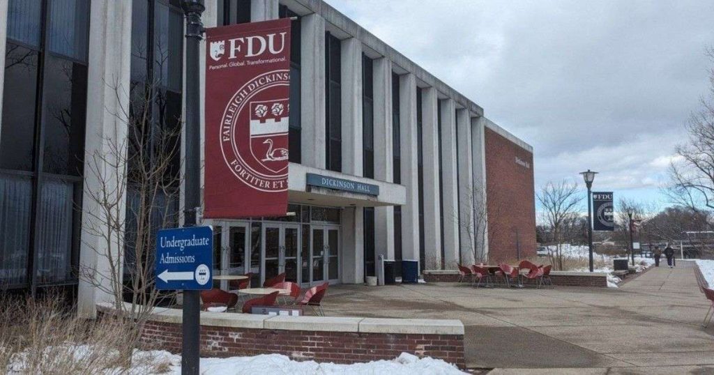 Fairleigh Dickinson University campus near Maywood, NJ, a landmark location in the area supported by reliable movers and relocation services from Harrington Moving & Storage.