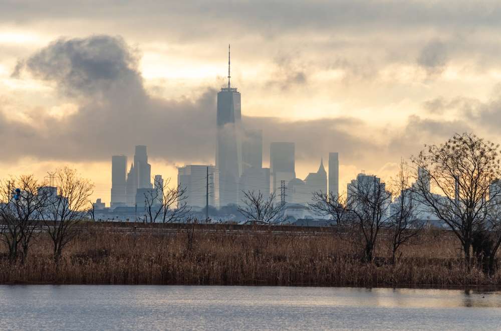 The view of downtown from North Arlington NJ
