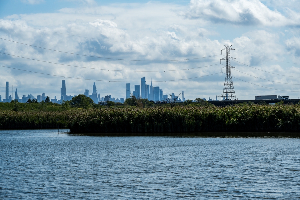 A view of downtown from the direction of midland park new jersey