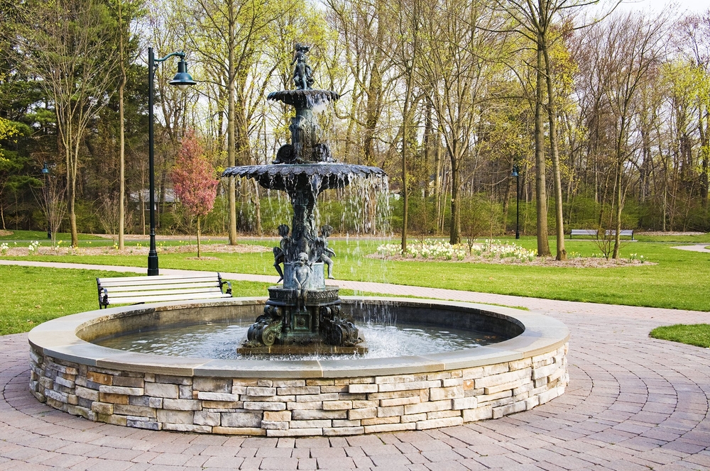 A fountain in old tappan new jersey